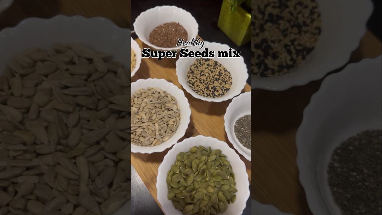 Super seeds mix #viralrecipe #viralshorts #healthyrecipes #homemade #homechef #winterrecipe