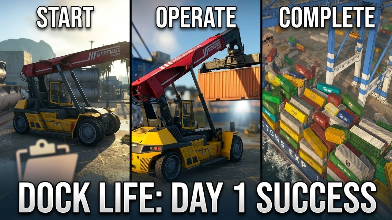 Docked: First few days