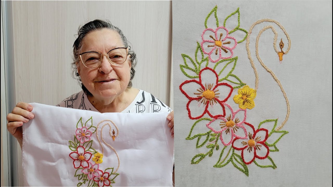 Desafio da Dona Aurora - Bordando com a Dona Aurora