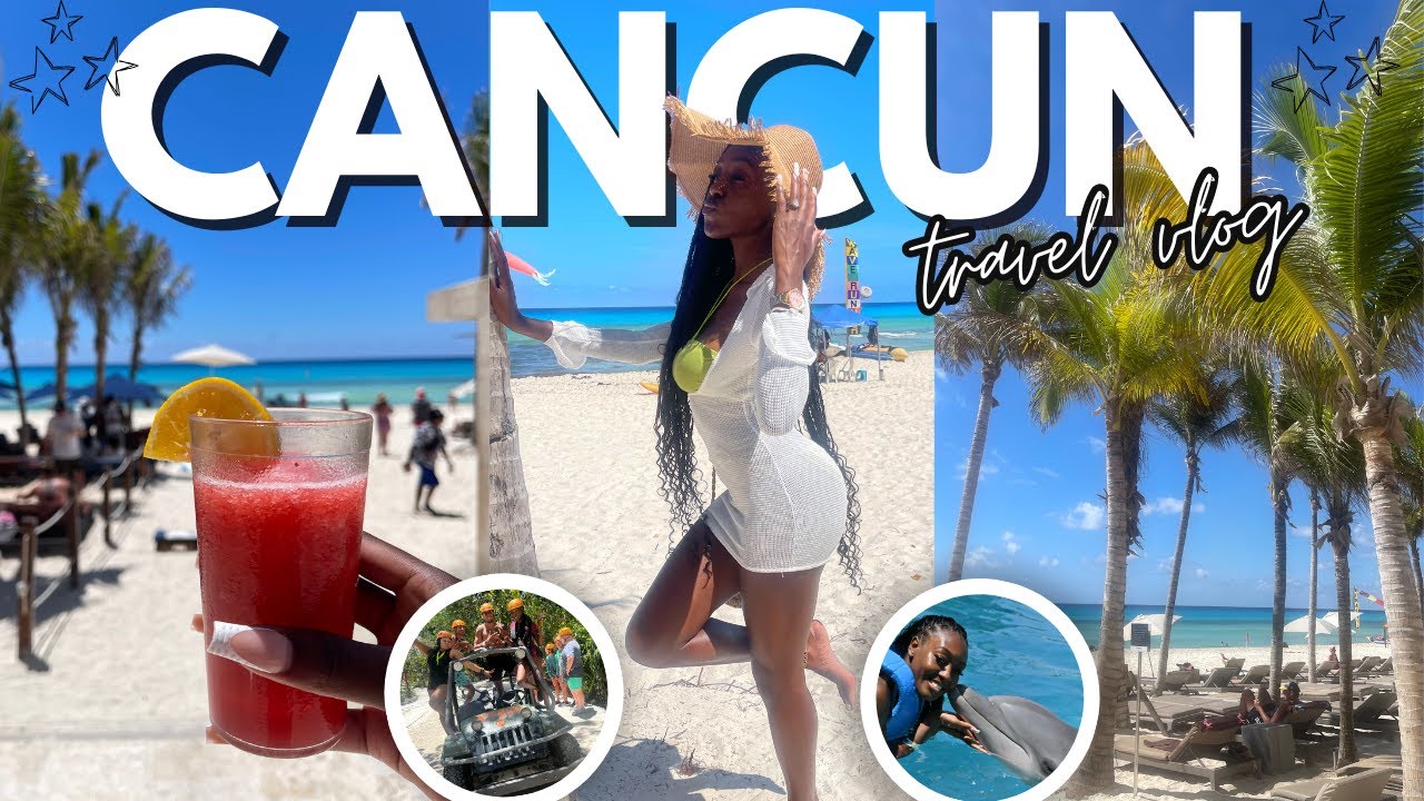 Travel Vlog: CANCUN ♡ Xplor Park, Dolphin Swimming, Royalton Chic, Taboo + more