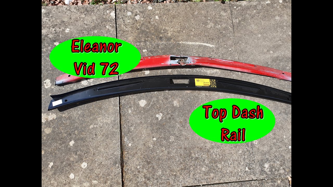 Classic Mini Restoration: Eleanor Video 72, Top Dash Rail Replacement