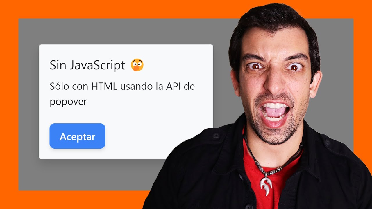 Cómo usar la API de Popover de HTML nativo [sin JavaScript]