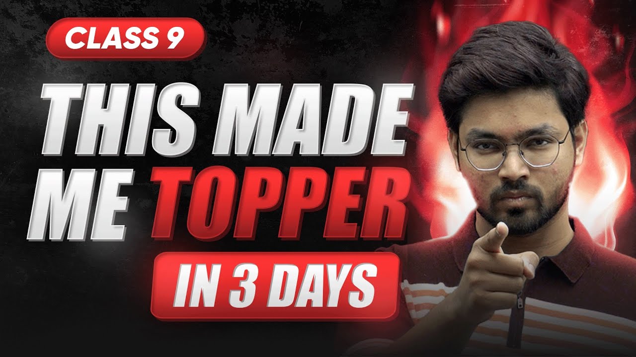 Class 9: My Honest *Topper * Routine in Exam 🔥| Just Padhle