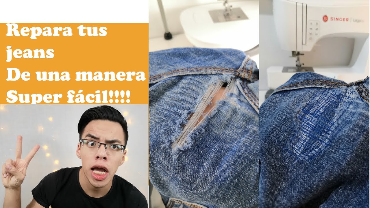 como reparar tus jeans favoritos de una manera super fácil