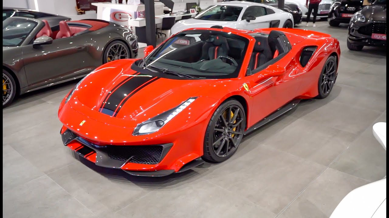 🚀2020 Ferrari 488 Pista Spider Rosso Corsa (walkaround) exterior,  interior y sonido