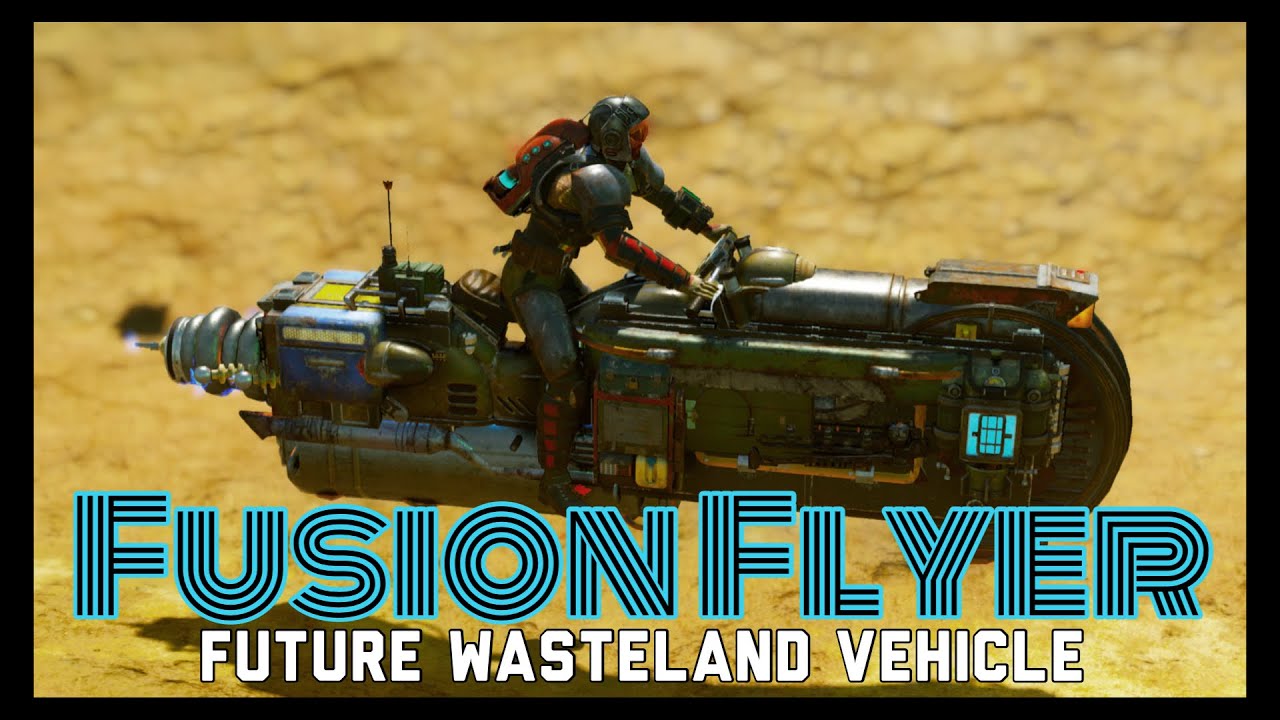 Fusion Flyer | Future Wasteland Vehicle | Fallout 76 C.A.M.P. Build | RADRUX 