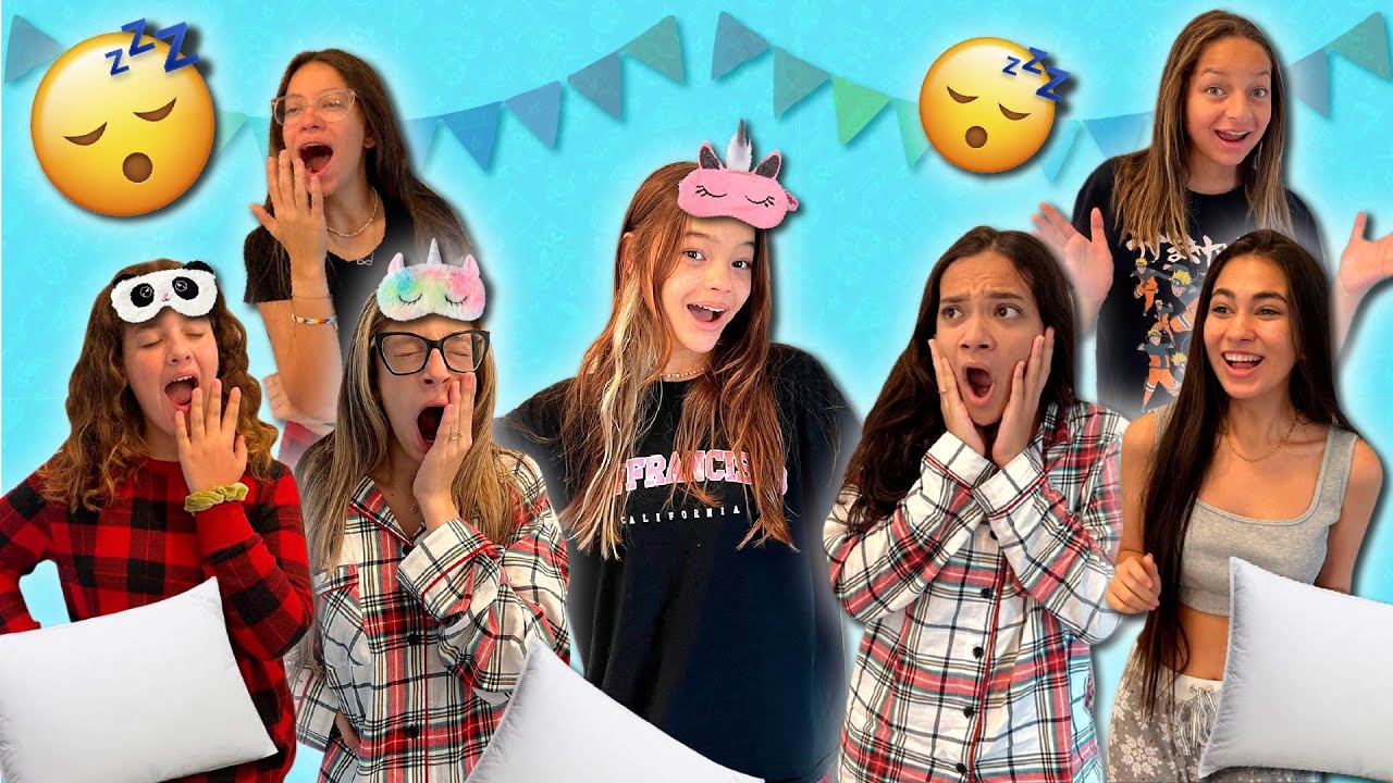 FESTA DO PIJAMA COM AMIGAS YOUTUBERS Juliana Baltar, Sofia, Fabi Landim Bela Bagunça e Laila Brandao