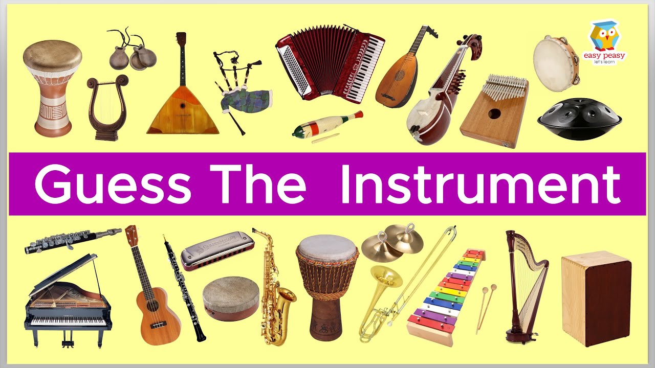 Guess The Instrument Sound Challenge | Music Trivia - 2 | Musical Quiz | 26 Sounds Names Pics #viral