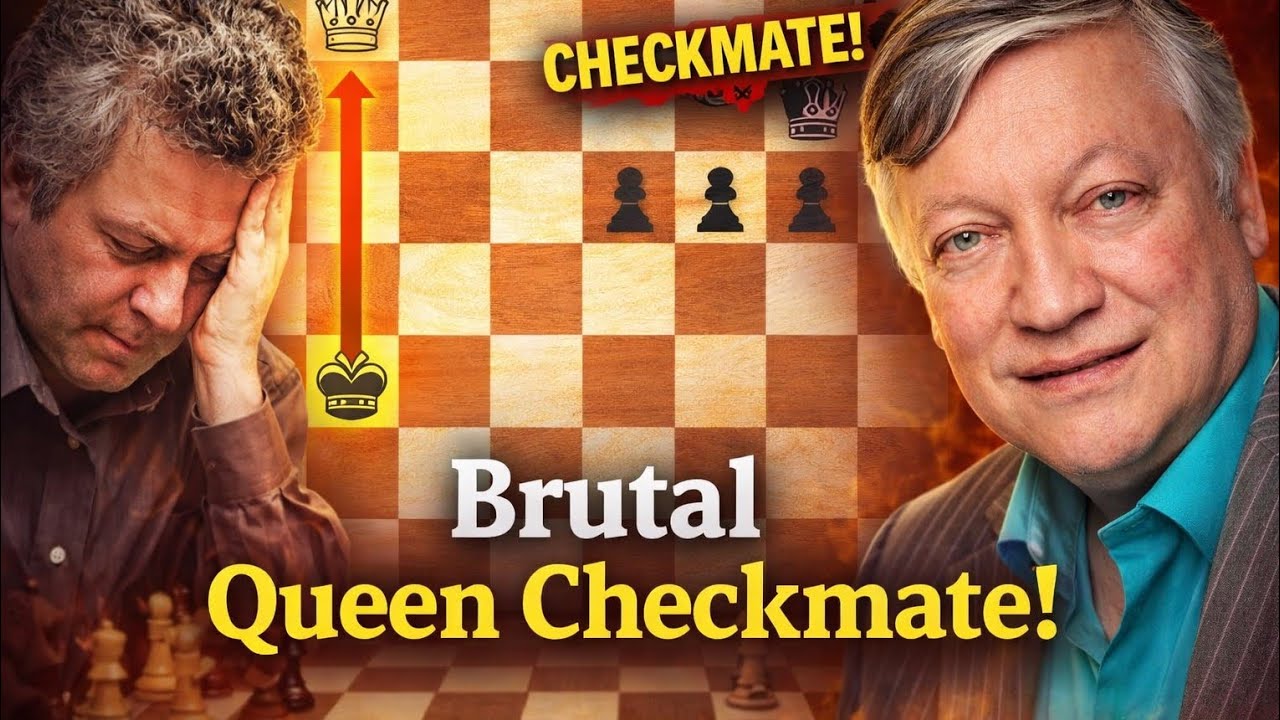 Karpov’s Silent Queen Strike Crushes the King in the Corner