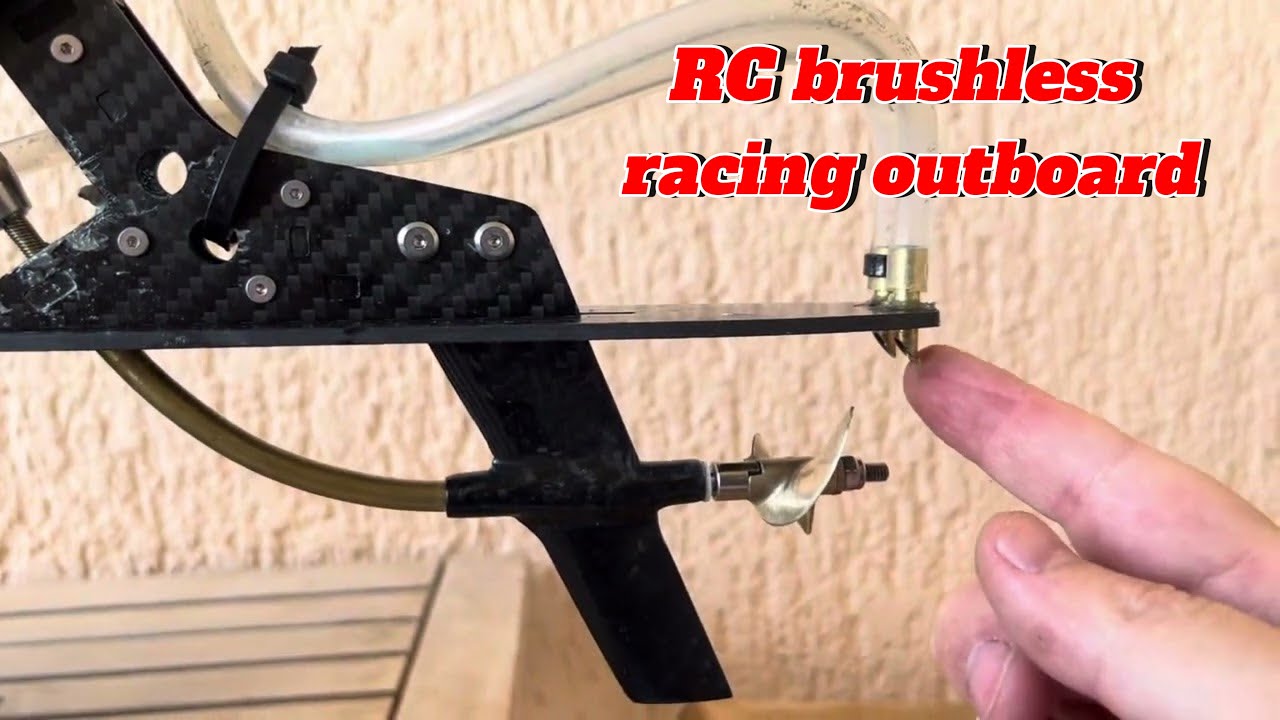 Brushless carbon fiber RC outboard: Review, construction and maiden run.