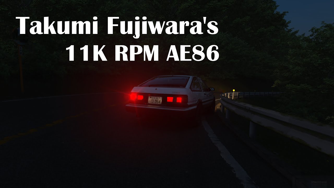 I Created Takumi Fujiwara's AE86 in Assetto Corsa!