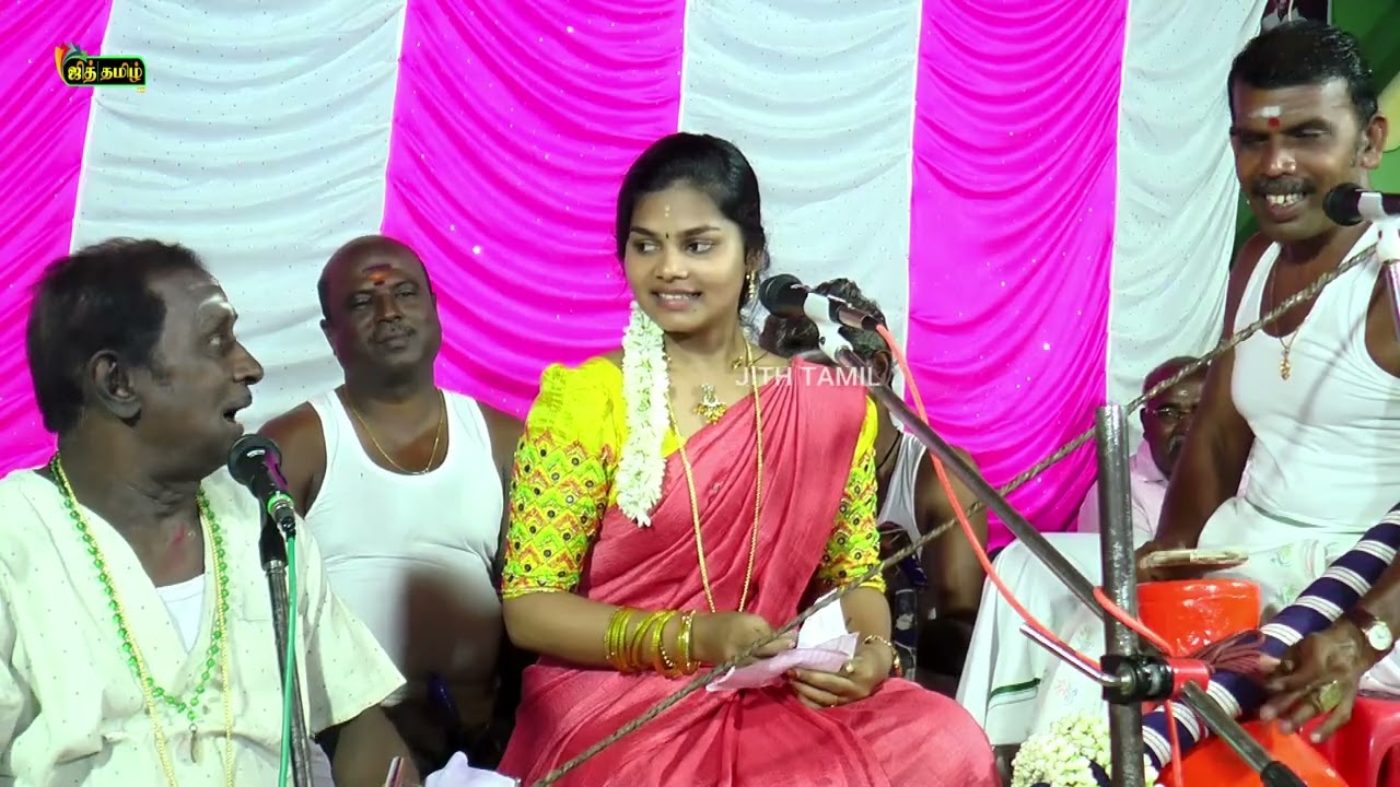💥தென்காசி இளம் புயல் 💖மாதவி விறுவிறுப்பான வில்லுப்பாட்டு || MADHAVI VILLUPATTU #jithtamil