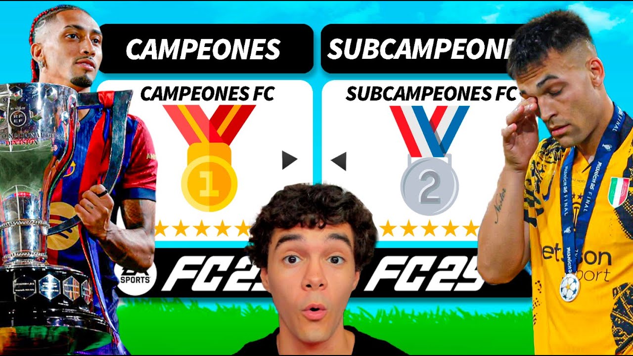 ¡CAMPEONES vs SUB CAMPEONES en FIFA!