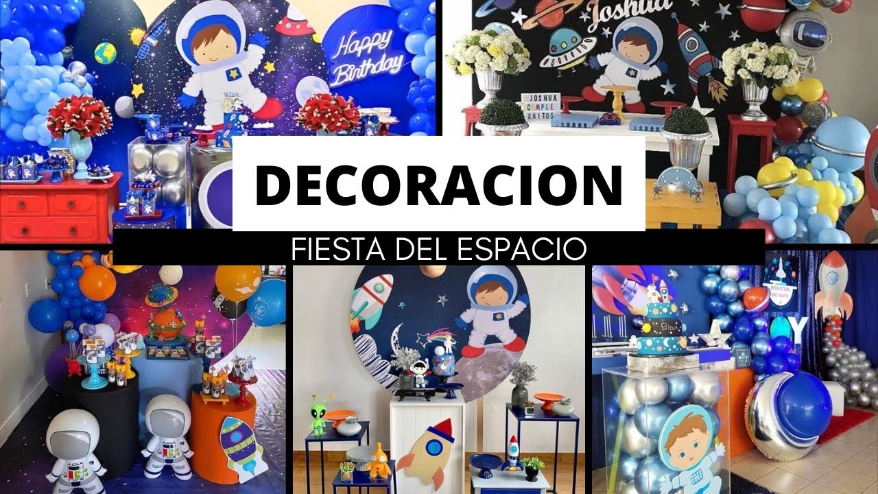 🚀✨ Ideas de Decoraciones para una Fiesta Temática del Espacio  Astronauta