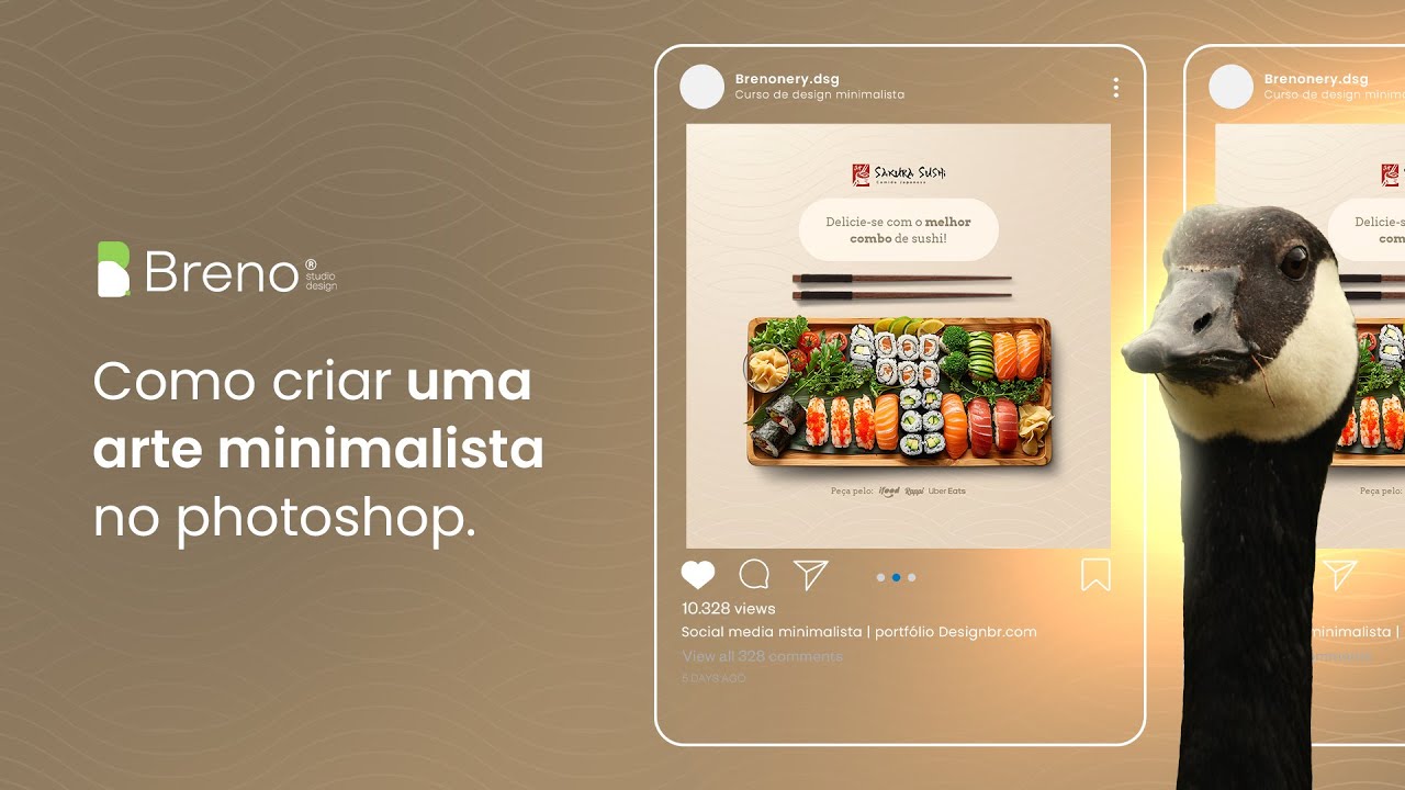 Como Criar artes minimalistas para Instagram no Photoshop