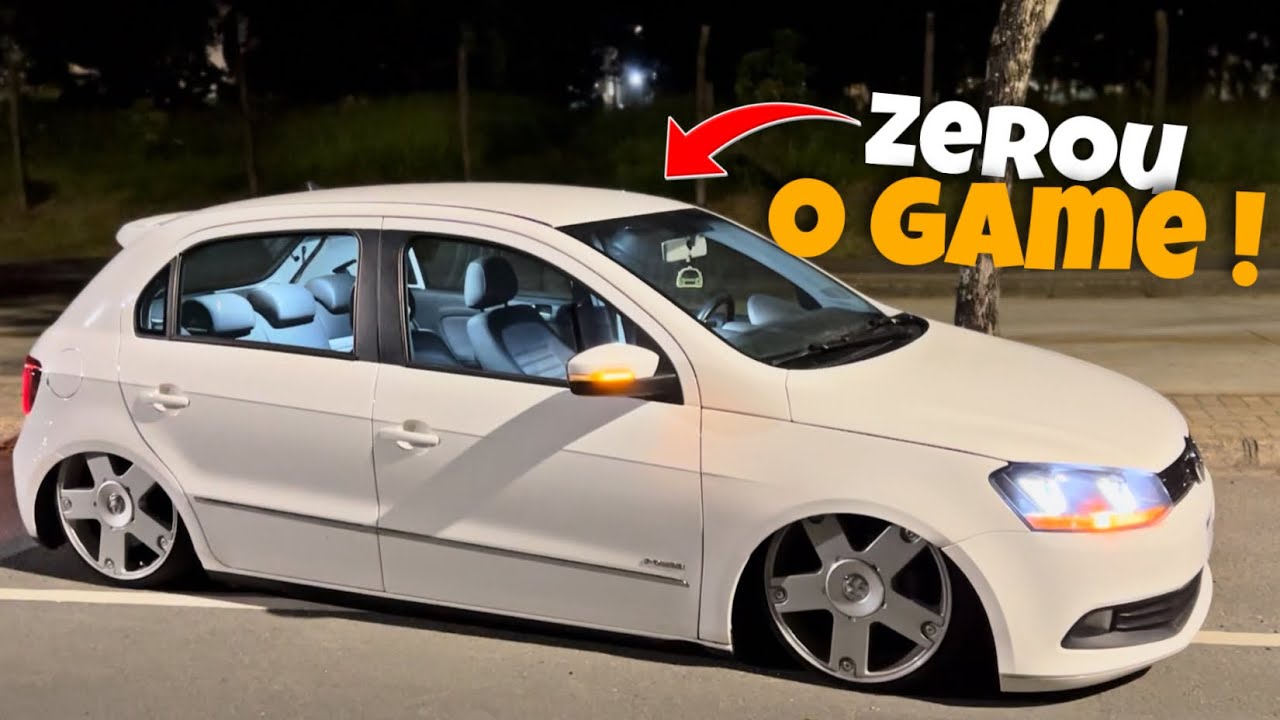 MINI GOLF ? 😍  GOL G6 POWER ARO 18 REBAIXADO SUSPENSÃO A AR