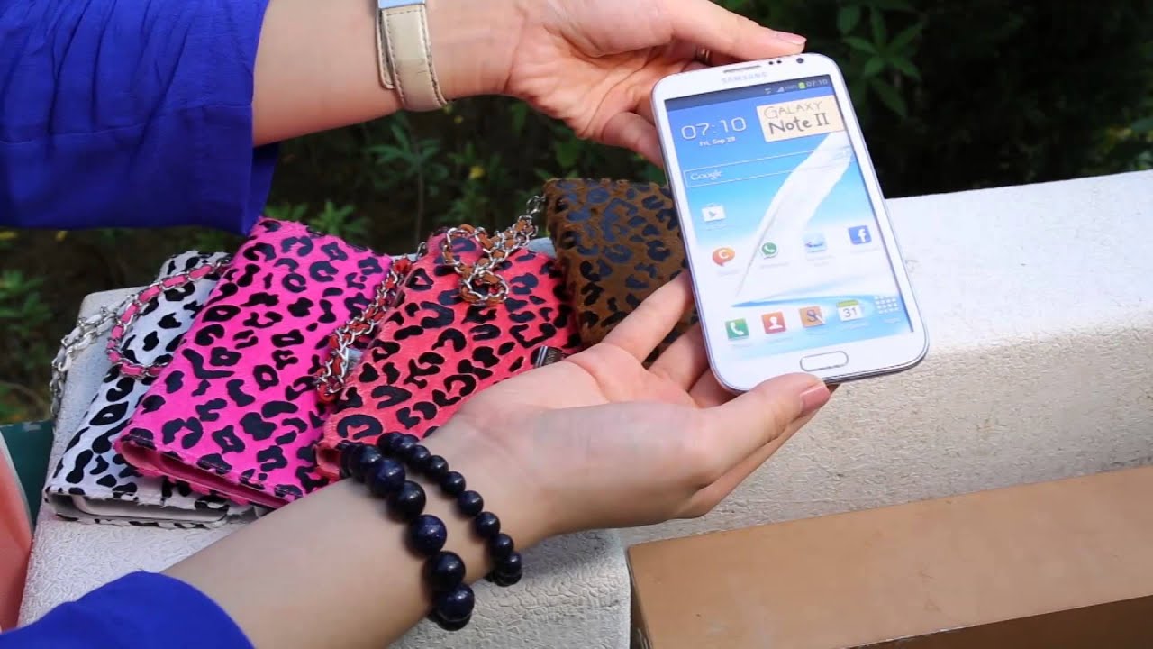 Leopard pattern case for Samsung N7100 Galaxy Note II