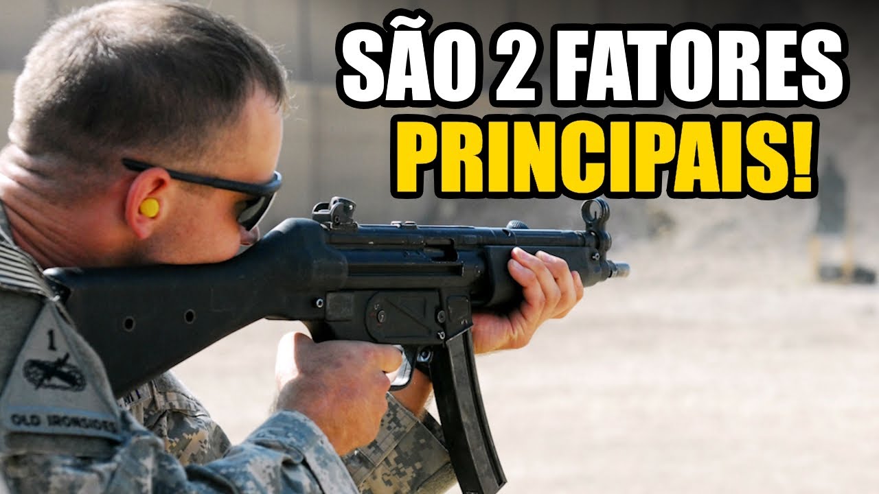 Por que na guerra não se usa mais submetralhadoras?