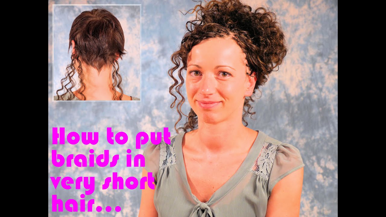 Anja:  Tipp zum Open Braids in sehr kurzes Haar einflechten - superschönes Ergebnis