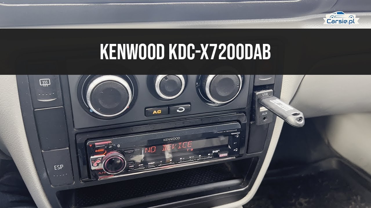 👉 Kenwood KDC-X7200DAB w Passat B5FL 2002 - warto?