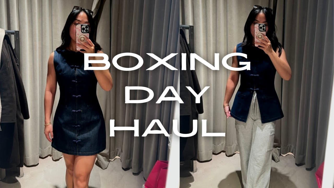 Boxing Day Haul| Aritzia, Holt Renfrew, Adidas!