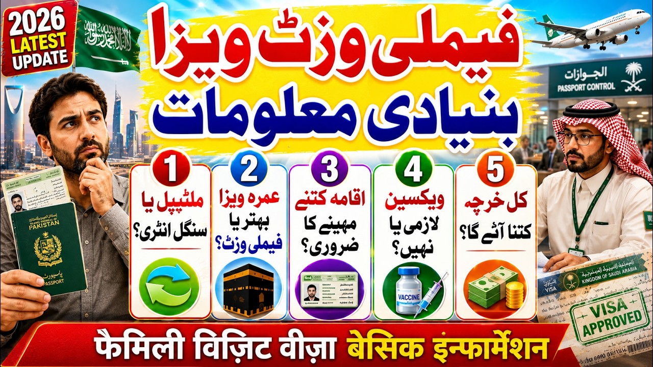 Saudi Family visit visa 2026 complete guide | Umrah visa, stamping & Iqama validity Explained