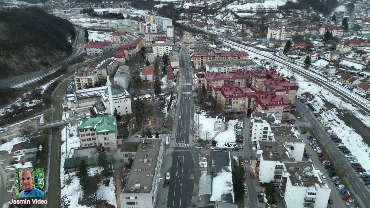Hadžići snimak dronom, drone video 07.03.2023
