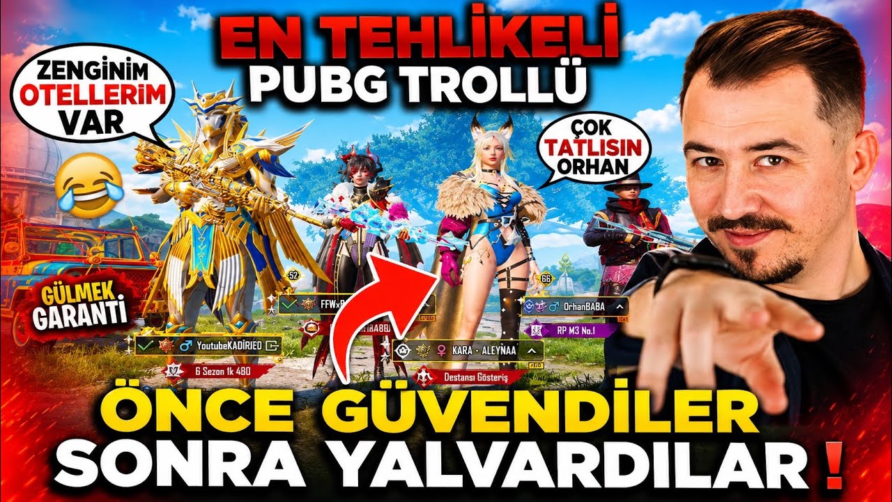 ÖNCE GÜVENDİLER SONRA YALVARDILAR! 😱 EN TEHLİKELİ PUBG TROLLÜ!