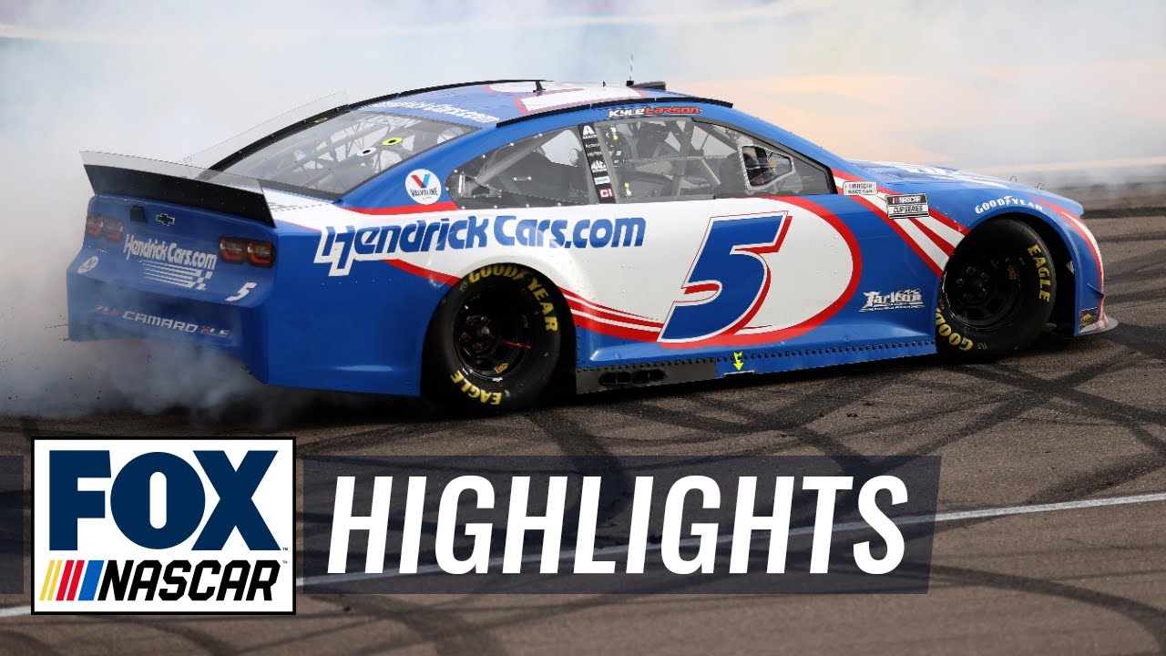 FINAL LAPS: Kyle Larson wins first race for Hendrick Motorsports | NASCAR ON FOX HIGHLIGHTS