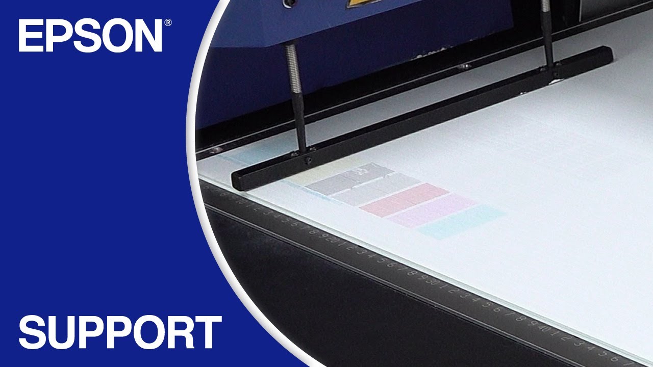 Epson SureColor V7000 | Checking and Flushing the Print Head Nozzles
