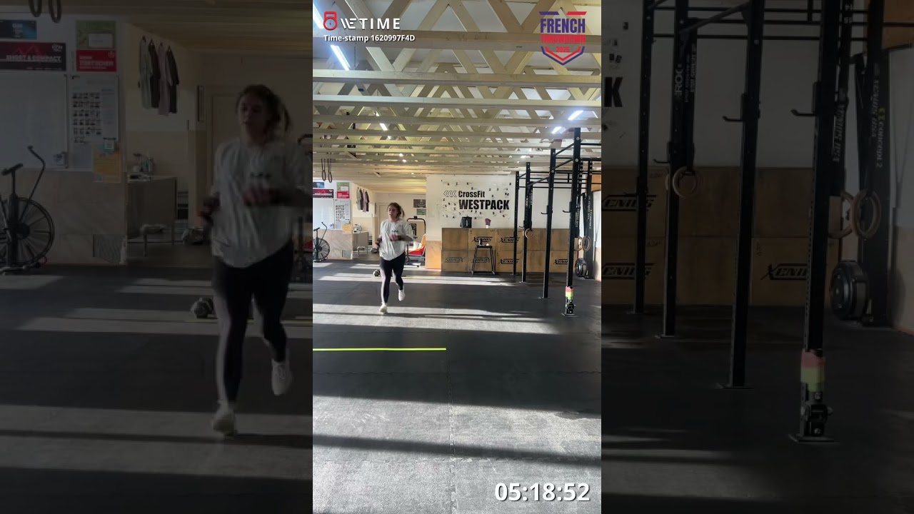 French Throwdown 2026, Qualification Wod 3, Vivien Gantioler Intermediate Female 