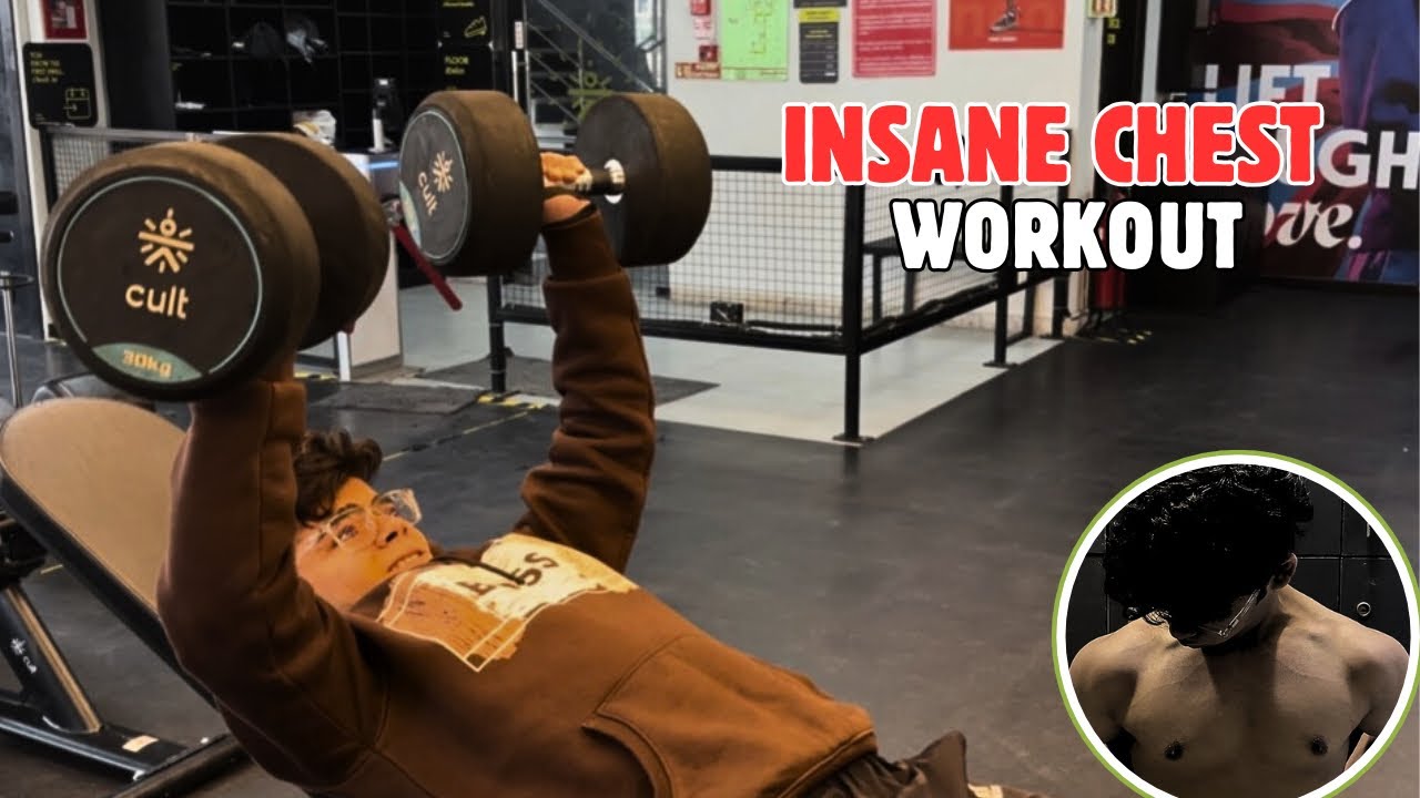INSANE CHEST WORKOUT 💪 | Heavy Chest Day for Muscle Growth