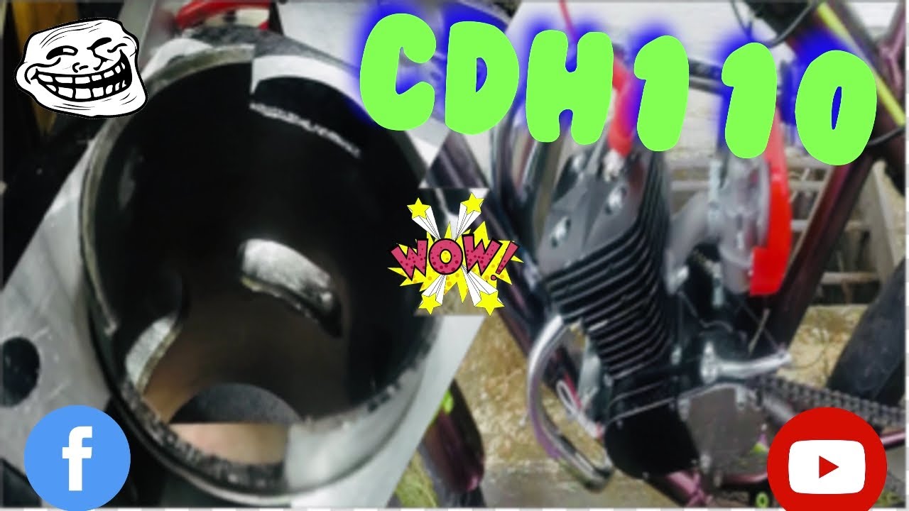 CDH110, 110cc (85cc) 52mm IRON SLEEVE MOTORIZED BICYCLE “JOKESTER”
