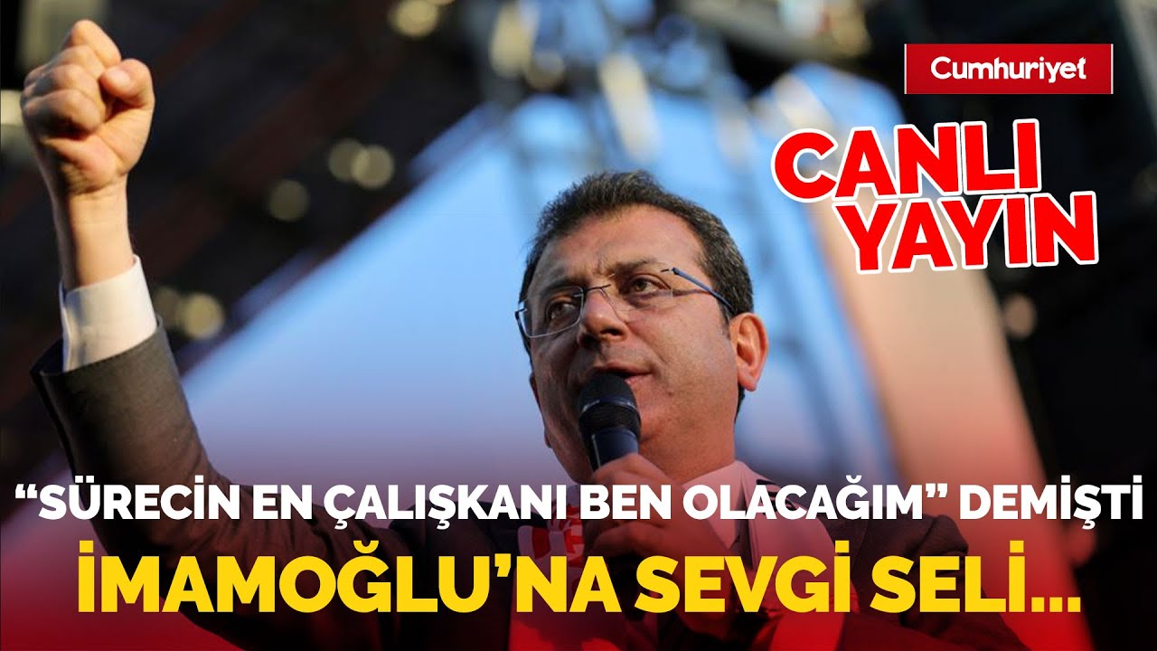 #CANLI Ekrem İmamoğlu dur durak bilmiyor! Sultanbeyli'de sevgi seli...
