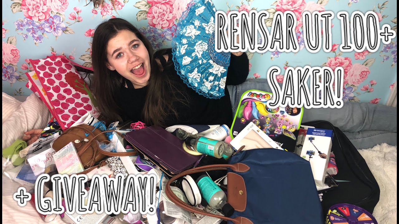 RENSAR UT 100+ SAKER! + GIVEAWAY