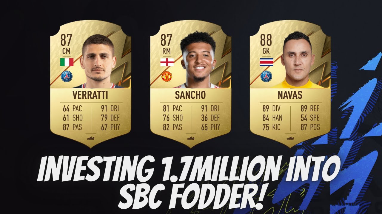 We Invest 1.7 Million Into SBC Fodder To See What Happens!! - FIFA22