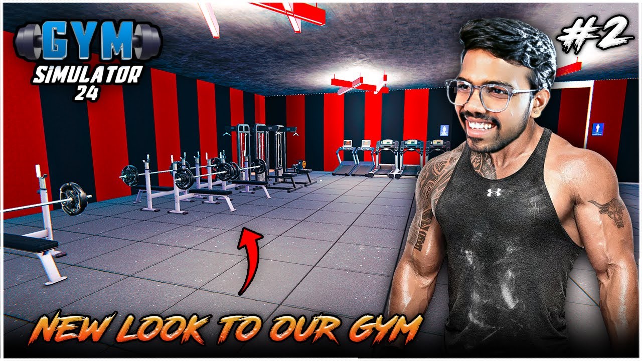 New Look to Our Gym 😍 | GYM SIMULATOR 24 | Ep 2 | in Telugu