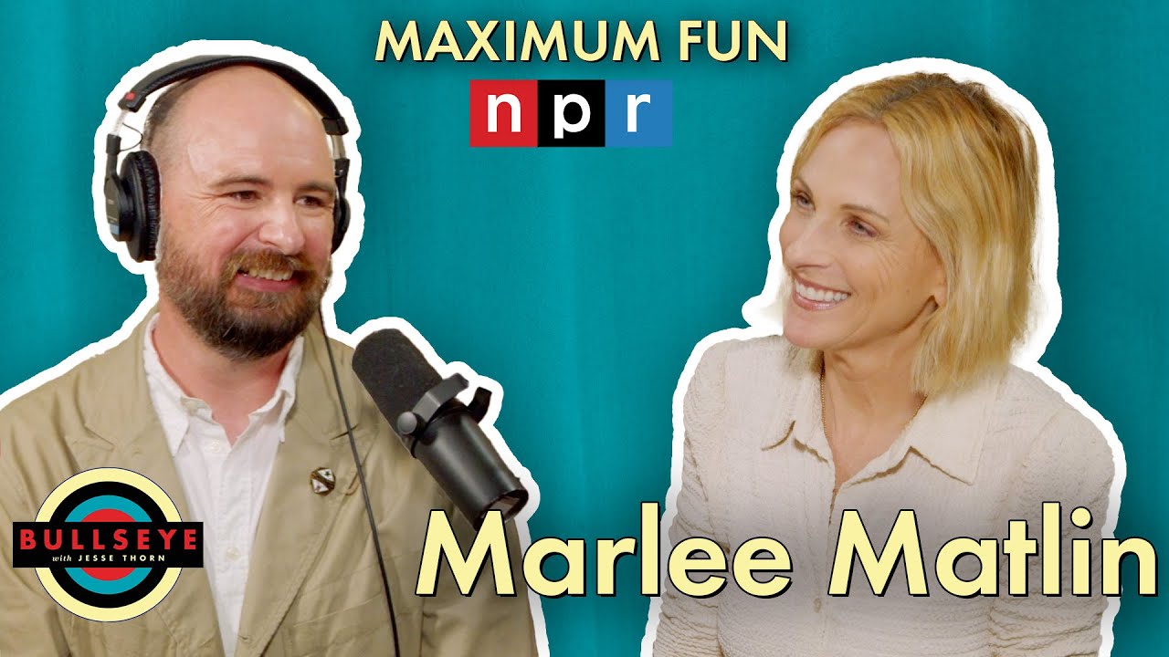 Marlee Matlin wouldn't change a thing - Bullseye with Jesse Thorn