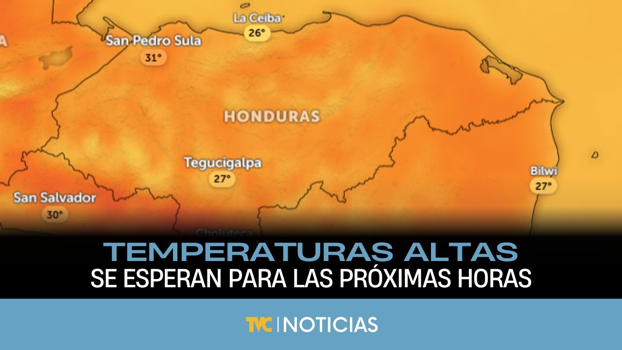 Temperaturas altas se esperan para las próximas horas de hoy domingo 15 de febrero del 2026