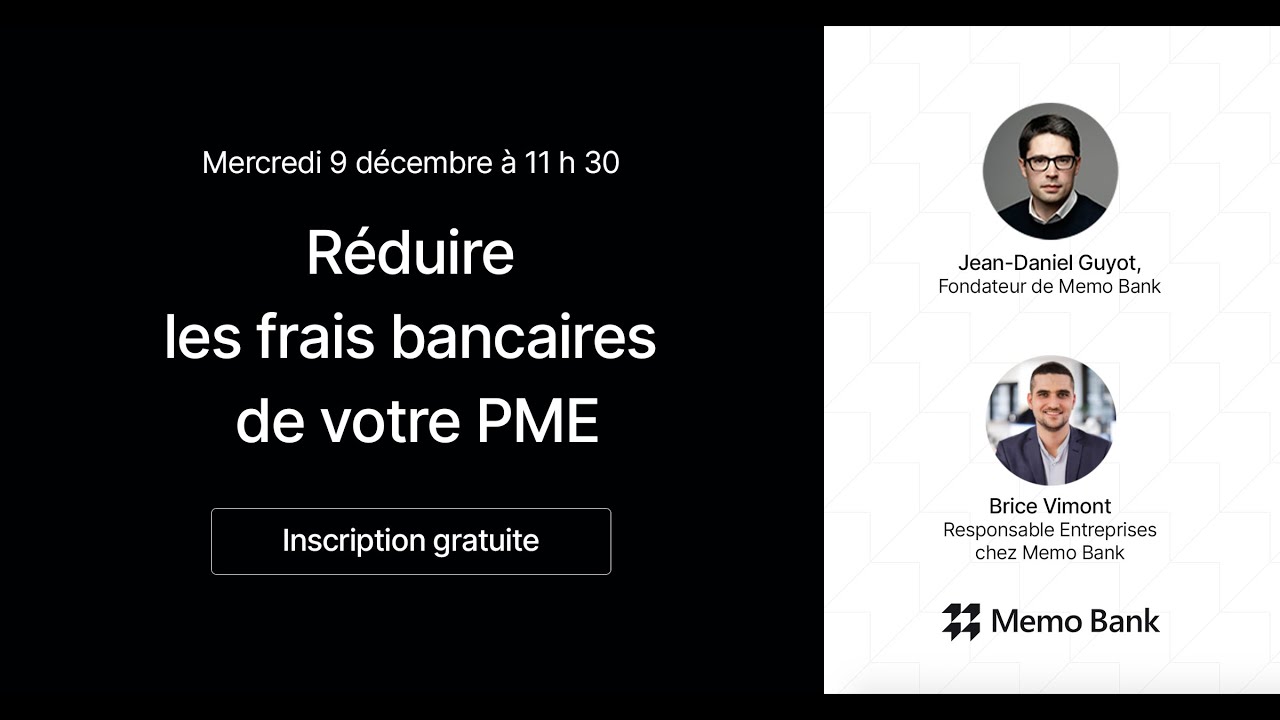Comment réduire vos frais bancaires — Conférence en ligne avec Jean-Daniel Guyot