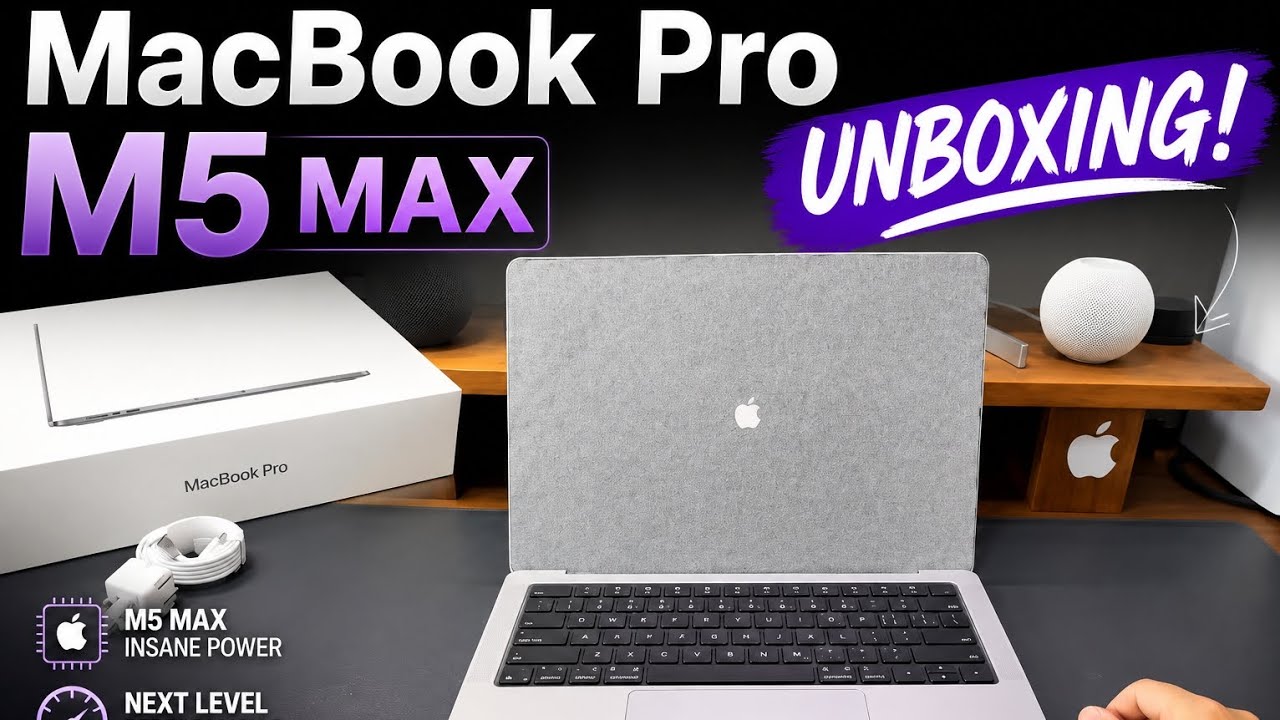 Apple MacBook Pro M5 Max Immersive Unboxing! 128GB RAM version has finally arrived #apple#macbookpro