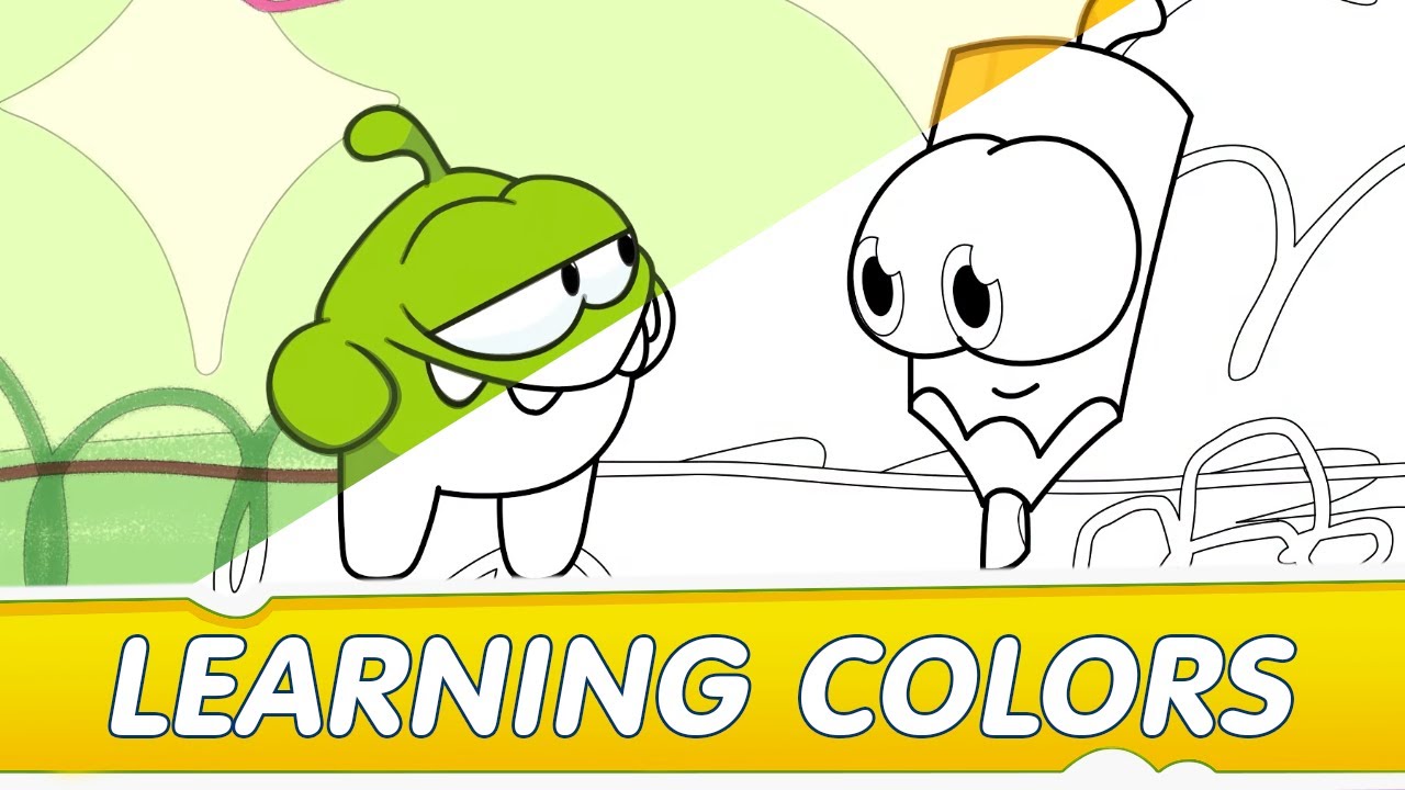Colouring Book - Learning colours with Om Nom: Little artist