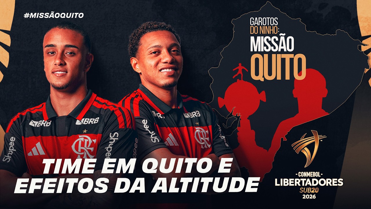 MISSÃO QUITO: TIME SUB-20 CHEGA EM QUITO PARA DISPUTAR A LIBERTADORES E INICIA ADAPTAÇÃO À ALTITUDE