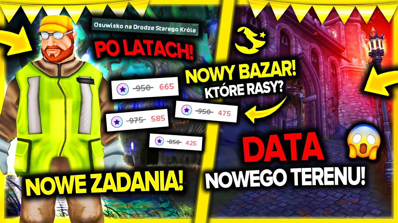 DATA NOWEGO TERENU! 😱 ZADANIA Z DROGĄ STAREGO KRÓLA I WIELKIE PRZECENY! 😮