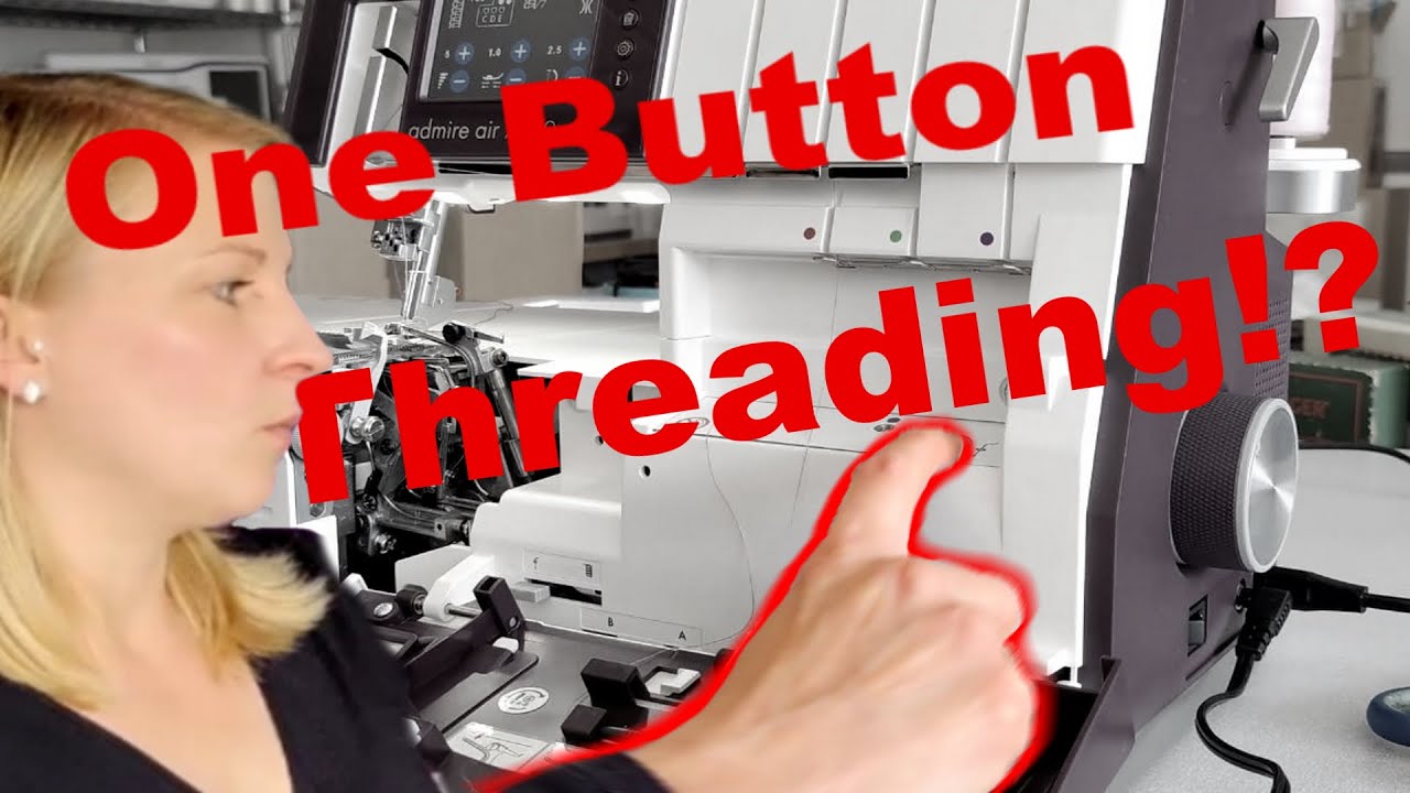 Pfaff Admire Air 7000 - Threading Tutorial and Unboxing
