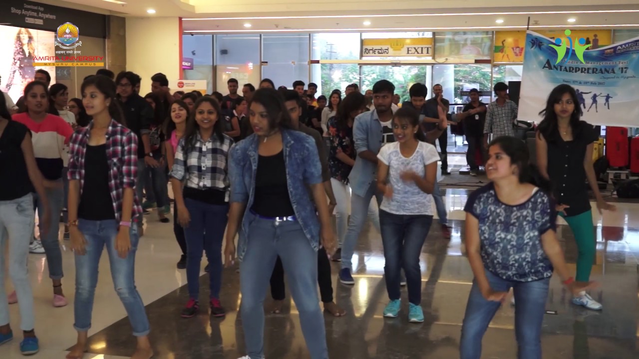 FLASH MOB_AMRITA_MYSURU CAMPUS_Antarprerana@Mall of Mysore - Full Video