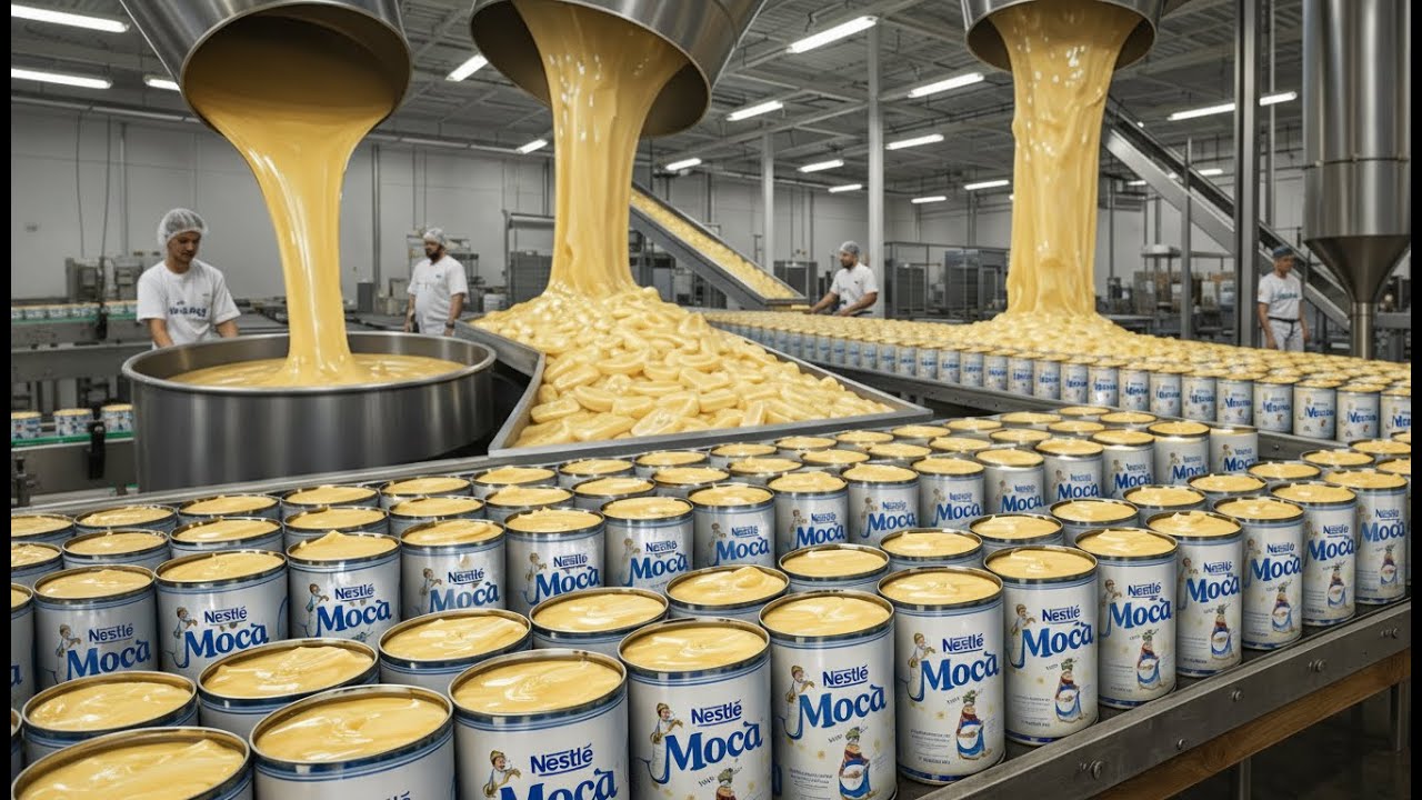 Cómo se Hace la LECHE CONDENSADA - Increíble Proceso Industrial de Fabricación | Fábricas y Hechos