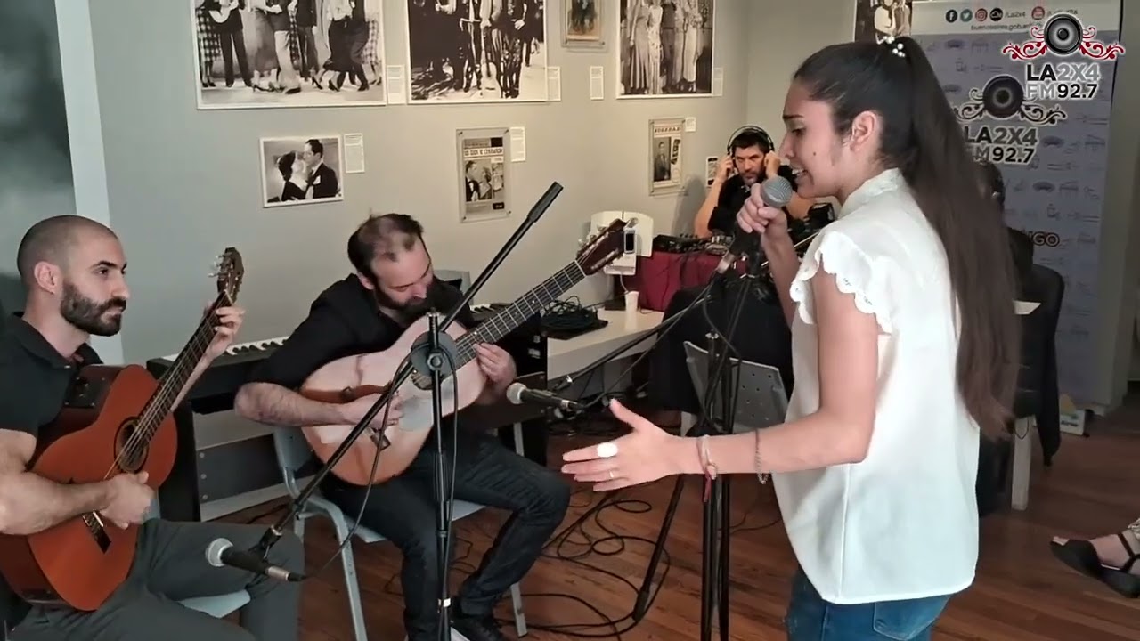 Milagros Amud - Cuesta abajo - Museo Casa Carlos Gardel - La2x4 FM 92.7 Programa Conexión de Tango