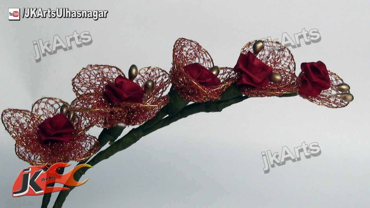 HOW TO: DIY Net Flower Bunch - JK Arts 439