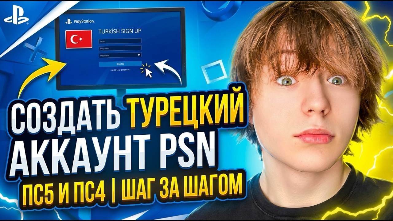 Как создать турецкий аккаунт PlayStation (ПС5 и ПС4)